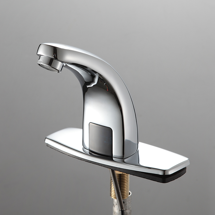 Bathroom Touchless Automatic Motion Sensor Sink Faucet Cold Water for Home Use
