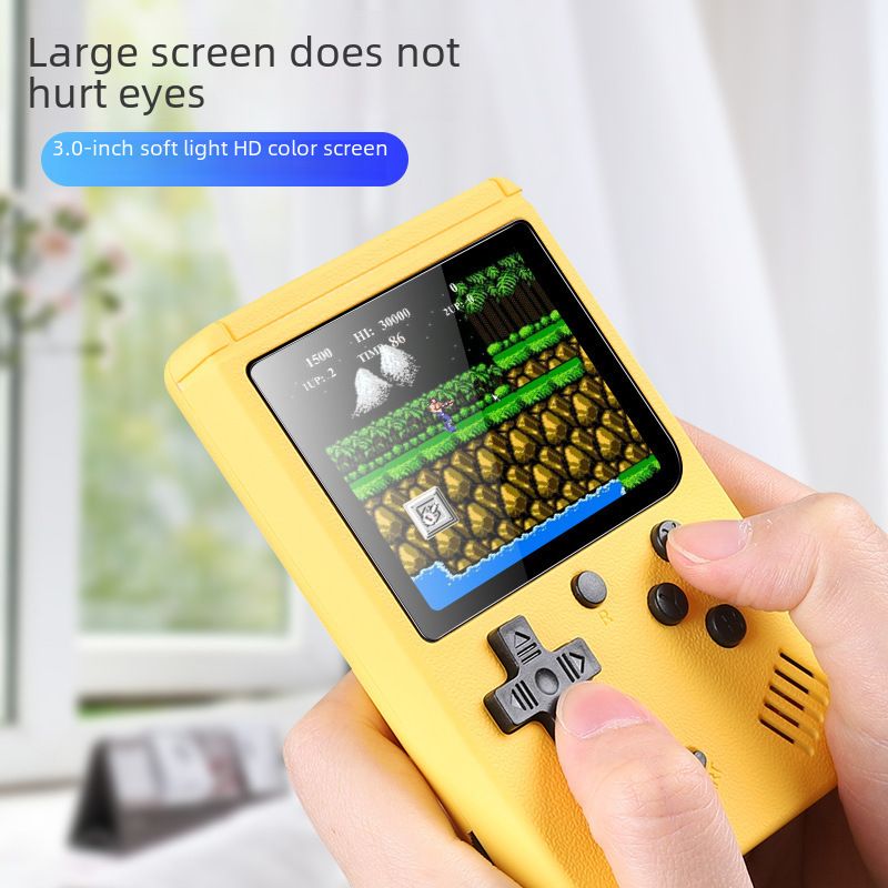 Macaron handheld game console children's student nostalgic toy 500 in one retro mini handheld game console