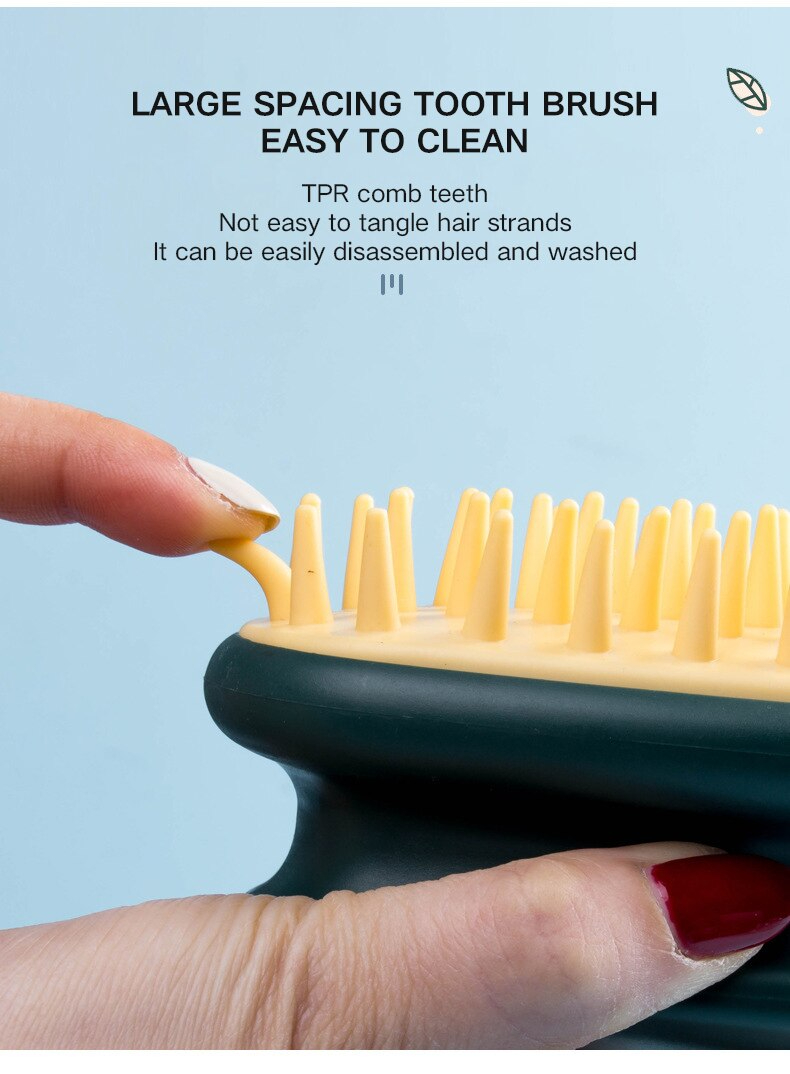 B0016 Silicone Hair Washing Brush Massage Brush Adult Hair Washing Tool Shampoo Comb Head Brush Scalp Scratcher Shampoo Brush