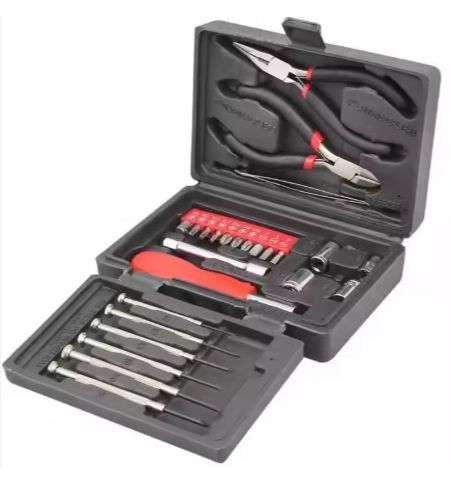Mini Promotional Products 26 Pcs Household Hand Tool Kit Small Toolbox Tool Set Box