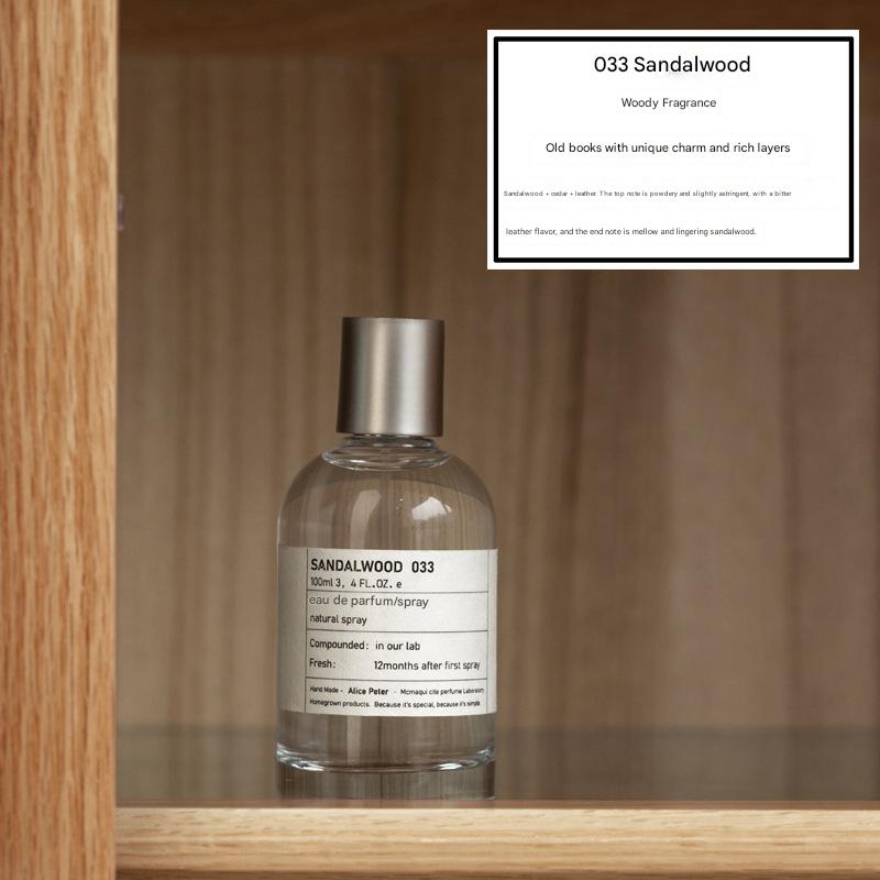 Laboratory perfume sandalwood black tea ladies long-lasting light fragrance niche fresh
