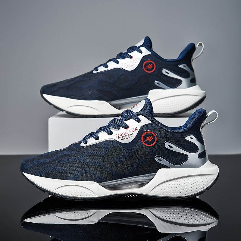 ISM264-014 New Mesh Breathable Sports Shoes Men Thin Fashion Running Shoes Light Comfortable Casual Men Shoes