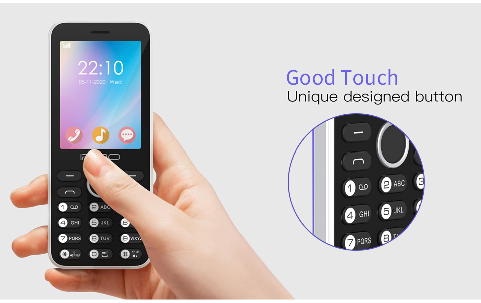 IPRO A29 2.8" 1400mAh Battery MP3 Player Dual SIM Flashlight inteligente Celulares 2G Celular Feature Phone