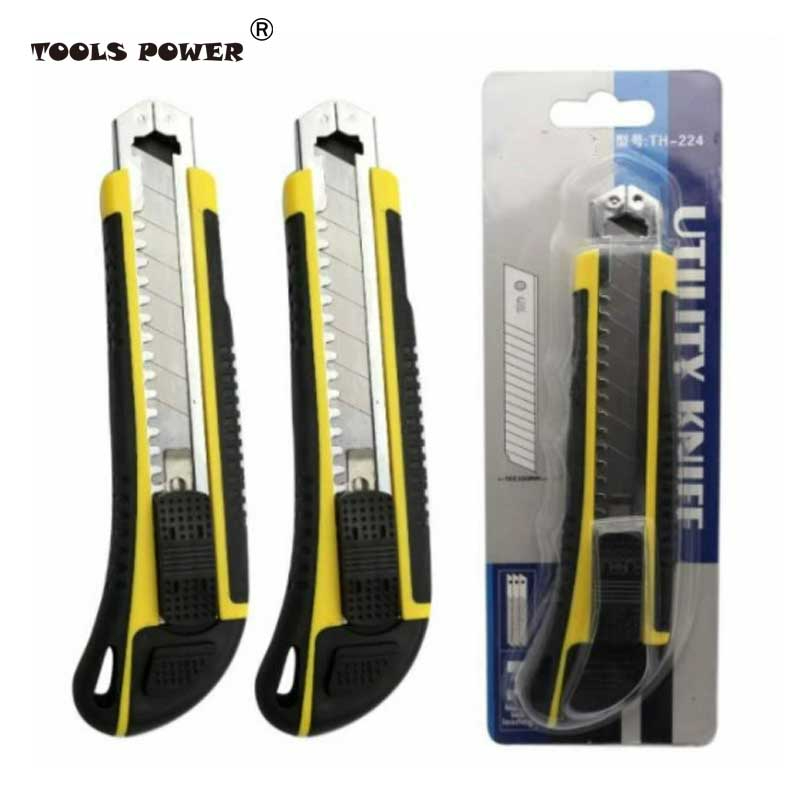 Tool power Utility Knife Knife Cutting Tools Knife Handle Paper Cutter Office School Supplies,Stainless Steel