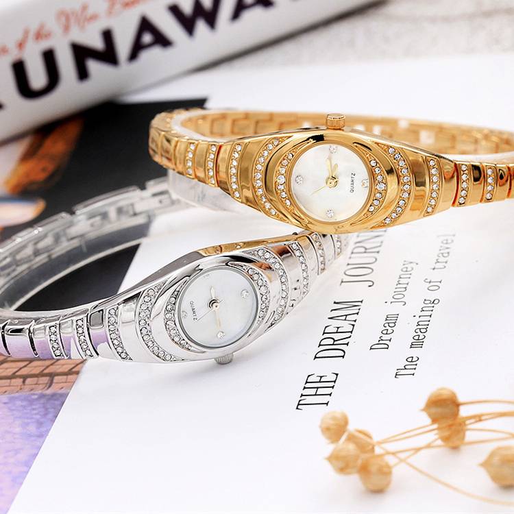 GD158-J Fashion Small Watches For Women Rose Gold Luxury Ladies Wristwatch Diamond Female Bracelet Watch