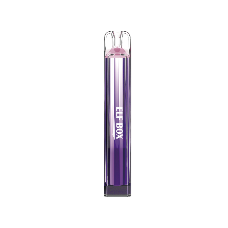 Disposable vape Pen Crystal 600 PUFFS ELF BOX New Popular Crystal 600 Puff 2ml Elf Box 2% Nicotine for UK Market