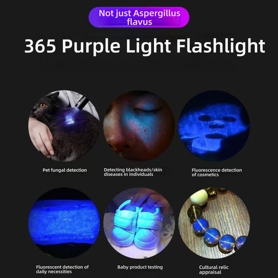  Aflatoxin Mycotoxin Fluorescent Agent Detector Pen 365nm UV Light for Food Safety