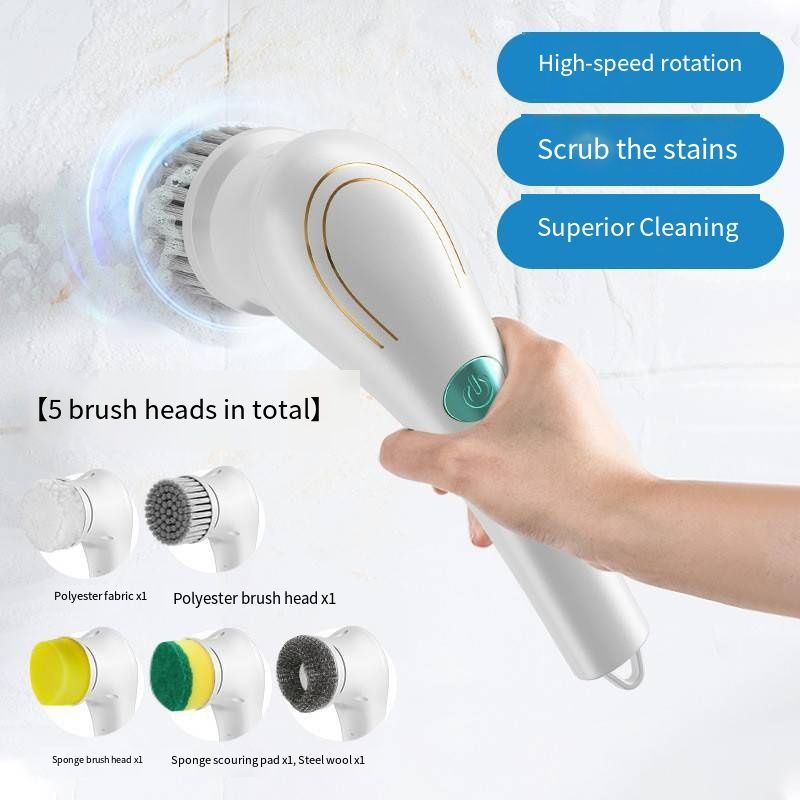 2026 New USB Charging Electric Cleaning Brush, Cordless Handheld Spin Scrubber, Multi-purpose Cleaner for Kitchen Pot Sink Bathtub Grout