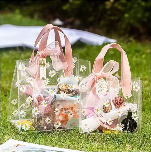 Transparent Daisy Gift Bag 