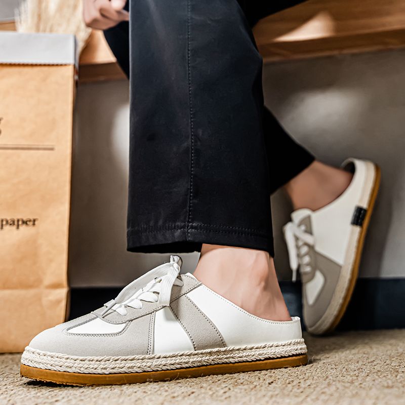Youth Men Breathable Leather Shoes Man Fashion Casual Flats Loafers Male Leisure Daily Slip On Footwears For Black
