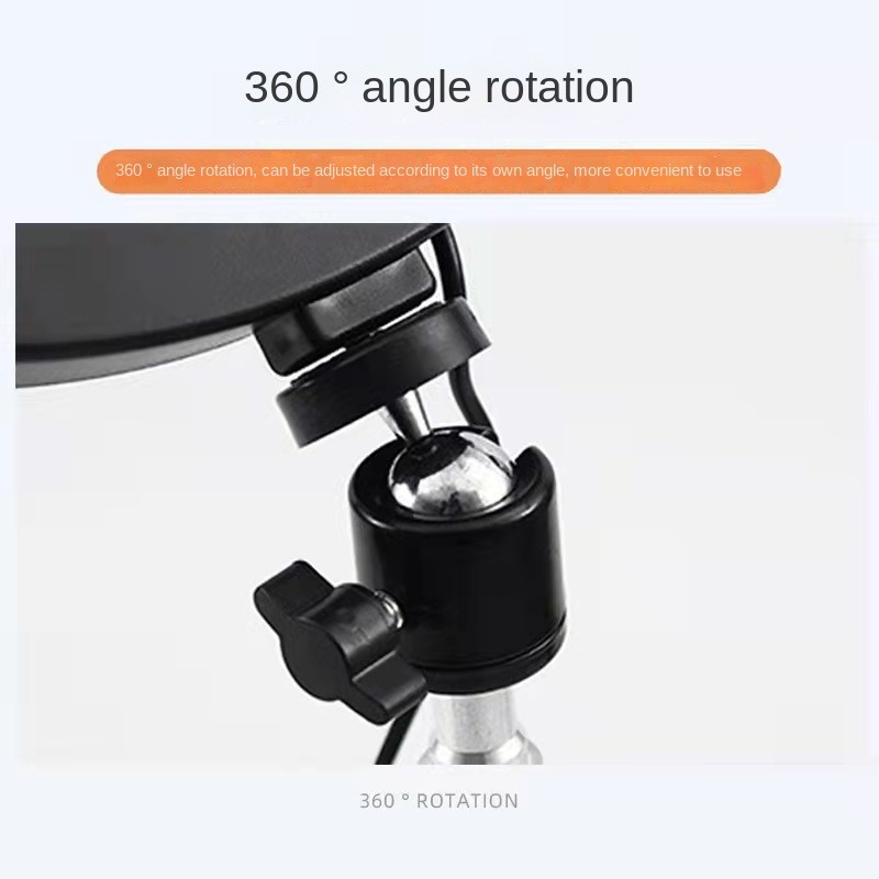 Live online celebrity anchor beauty 10-inch folding tripod bracket mobile phone led round fill light.