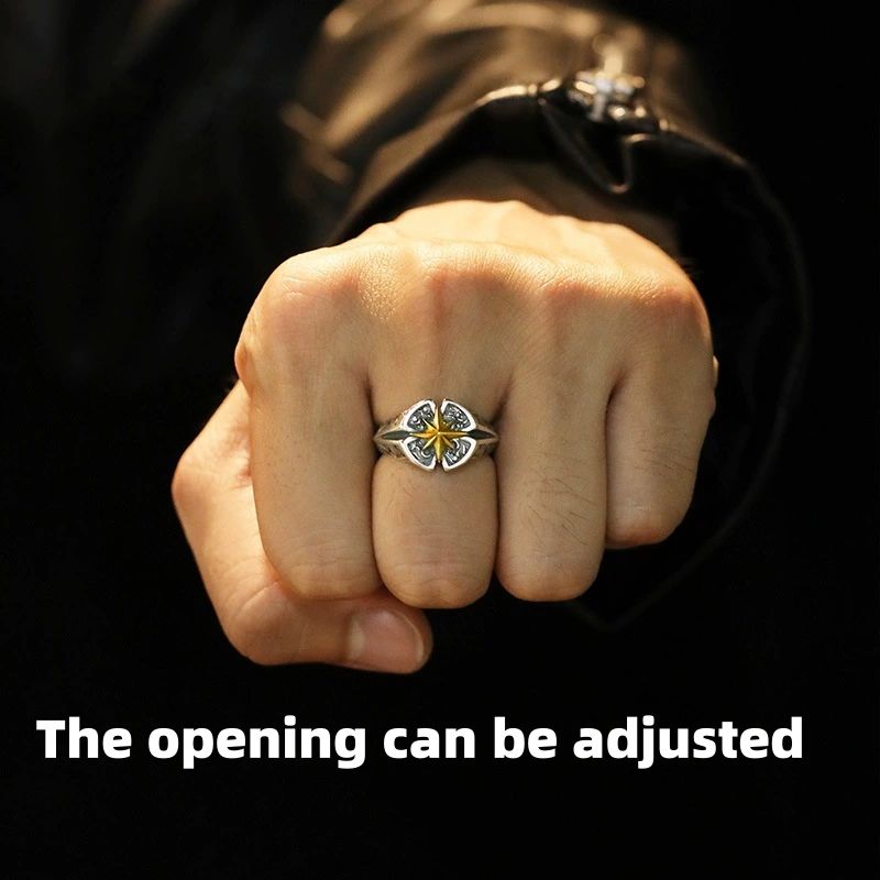 Polar Star Thai Silver Ring CRRSHOP free shipping 