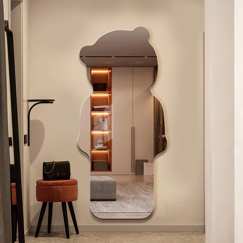 Mirror acrylic high-definition self-adhesive dressing mirror fitting mirror does not deform creative irregular soft mirror home bedroom