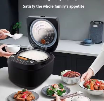  Intelligent Large Capacity 5L Rice Cooker Multifunctional Automatic Reservation Timing Electric RV Household Use Plastic