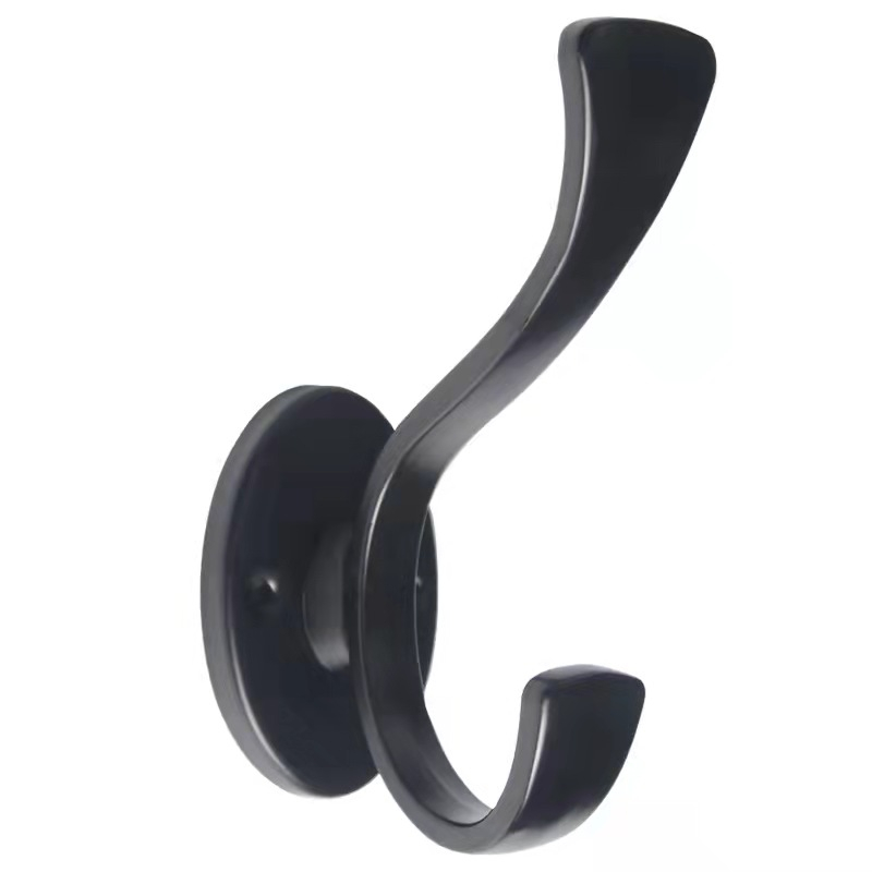 Simple Clothes Hook Single European Black White Wall Hanging Porch Living Room Wardrobe Fitting Room Hat Hook