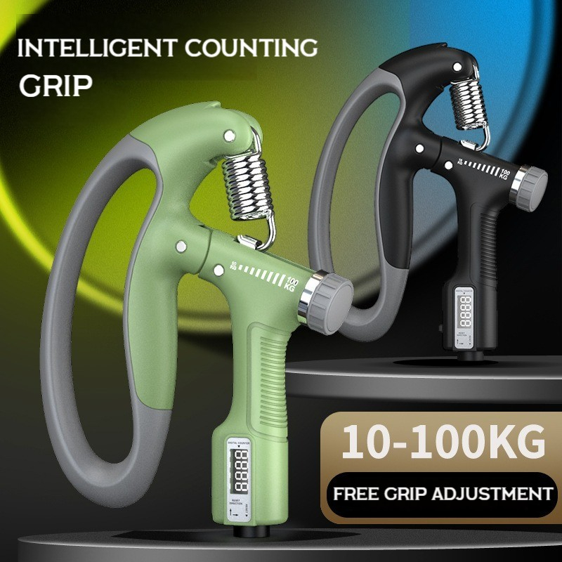 QC056 10-100Kg Adjustable Heavy Gripper Fitness Hand Exerciser Grip Wrist Training Increase Strength Spring Finger Pinch Expander Tool