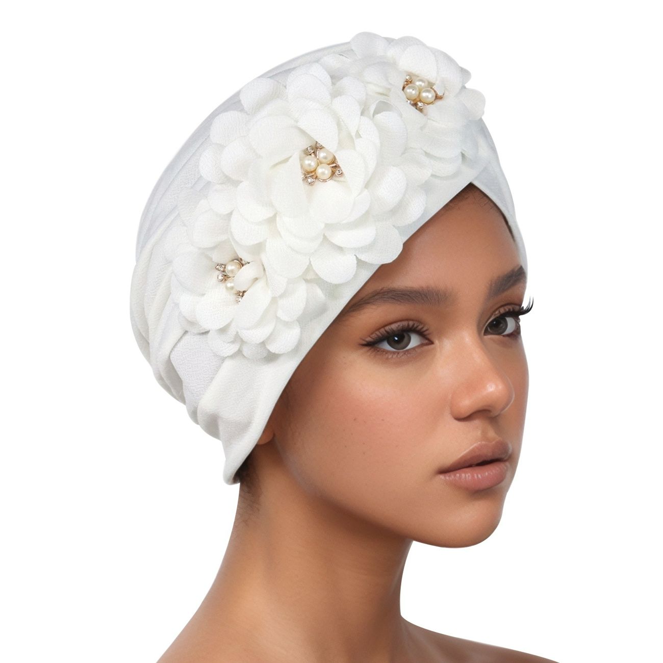 Fashion Selection Traditional Muslim Women's Headband Applique Fashion Casual Hat