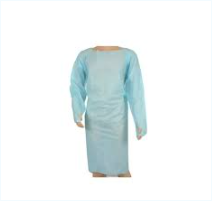  10PCS PE APRON WITH SLEEVE