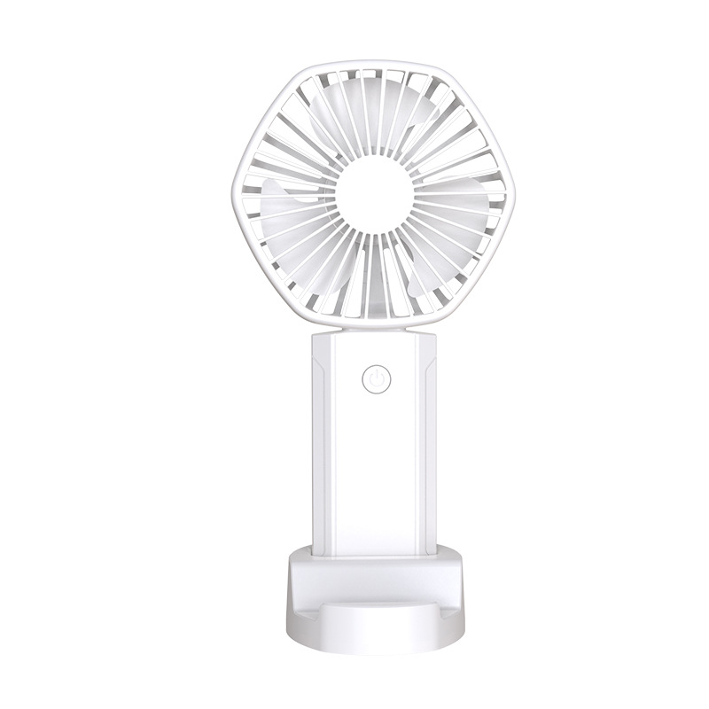 USB Mini Handheld Fan Portable Desktop Large Capacity Small Fan Rechargeable Fan 