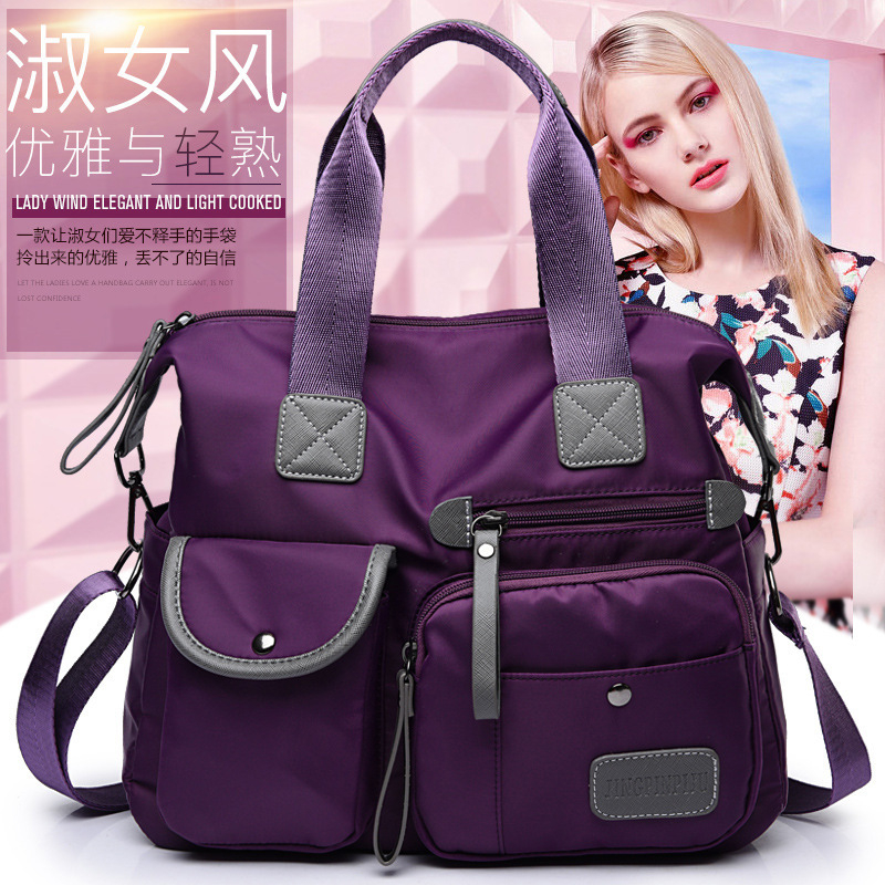 Fashion Women Bags Nylon Changing Large-Capacity Tote Waterproof Travel Baby Mommy Diaper Bag Backpack for Outdoor