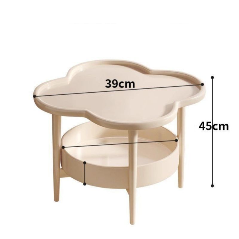 Bedside cabinet, bedroom bedside cabinet, small storage rack, sofa mini cabinet Double layer storage Corner Cabinet