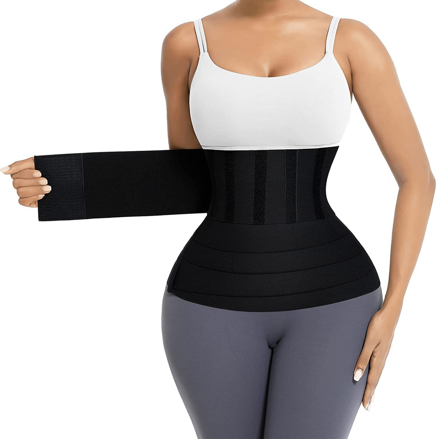 TYPE2 Waist Trainer for Women Sauna Belt Tummy Wrap Plus Size Snatch Me Up Bandage
