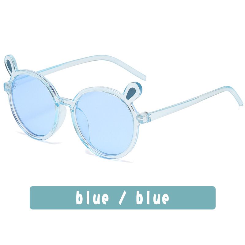1545 Children Sunglasses Baby Sun Glasses Rabbit Ears Trendy Boys Girls Cute UV400 Kids Round ShadesC7