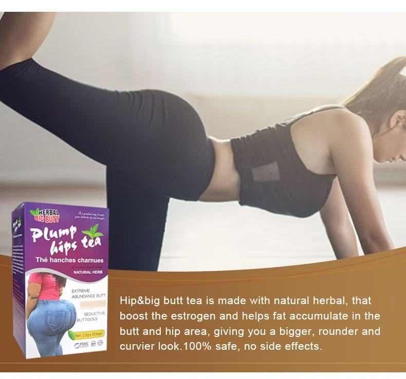 Plump Hips tea Hip big Butt tea Enhancement Buttock customized private label Firming Abundant supplements herbal hip