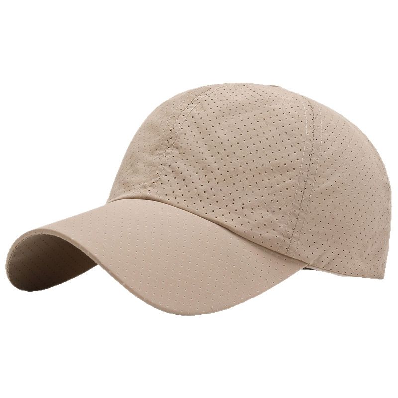 Summer Breathable Mesh Baseball Cap, Quick Dry UV Protection Sun Hat, Adjustable Lightweight Sport Cap for Outdoor Running Hiking Golf, Unisex Solid Color Casual Baseball Hat
