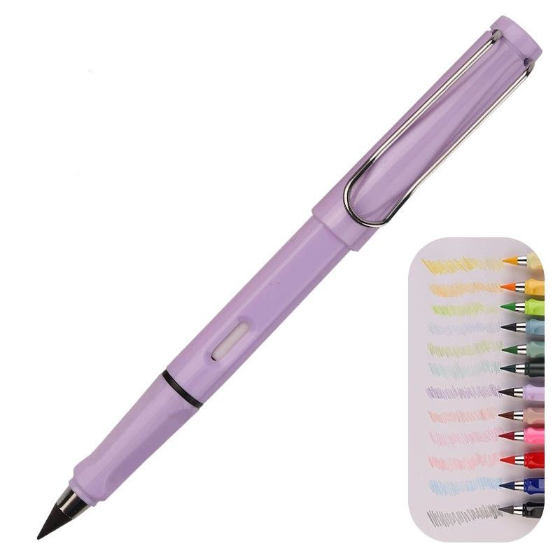 Colored pencil, no ink, no sharpening, eternal upright posture, pencil for drawing and writing, erasable and not easily broken CRRSHOOP free shipping colored pen 