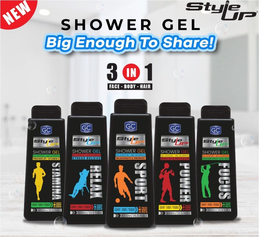 GC STYLE UP SHOWER GEL -1050ML