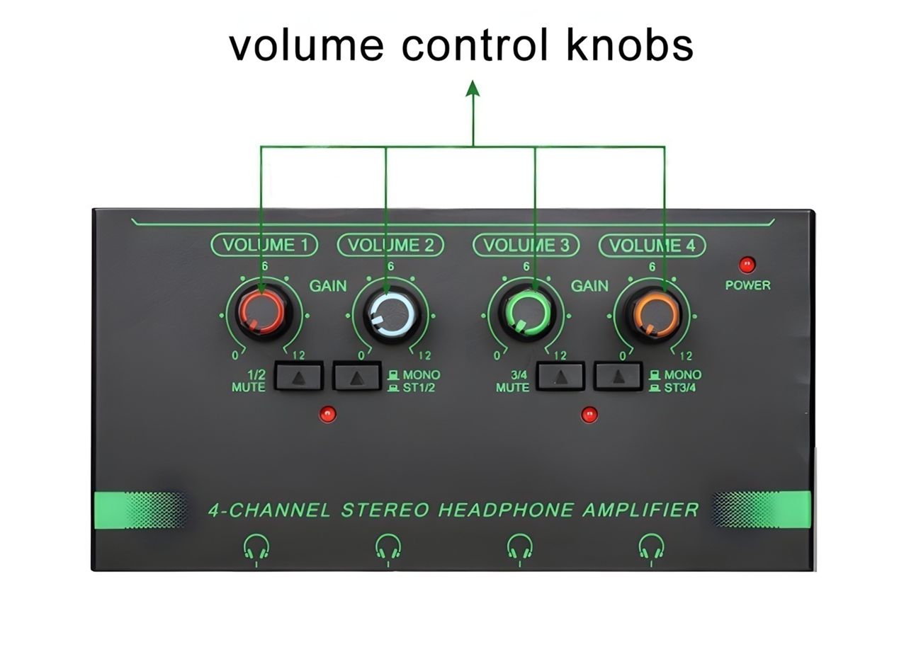 Headphone Amplifier 4-channel 6-channel monitor headphone amplifier mini audio professional