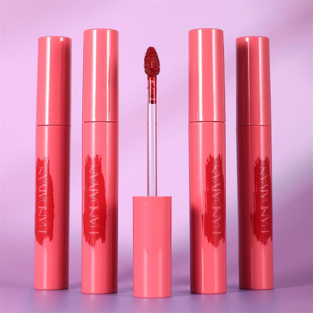 HANDAIYAN Matte Mist mouth Red lip glaze does not fade easily 6 colors dyed lips can tear lip gloss H1083