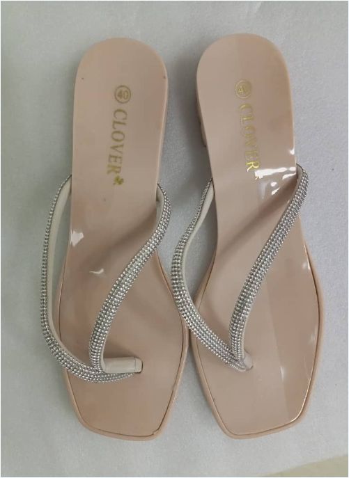 Diamonds Crystal Comfortable slippers for women and ladies beach platform sandals
