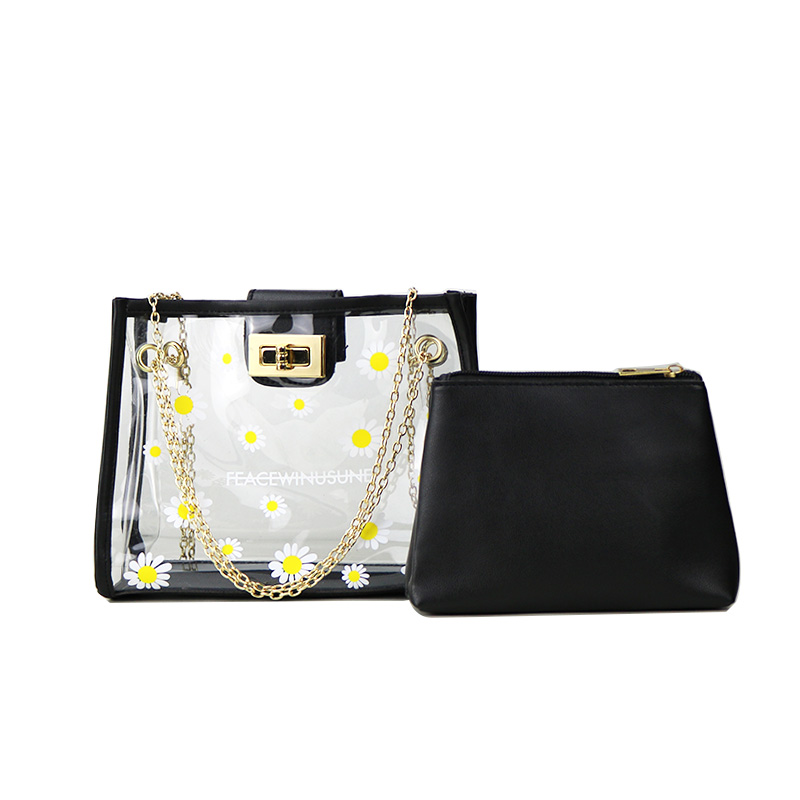 women messenger bag, shoulder bag, clear handbag, transpareng bag