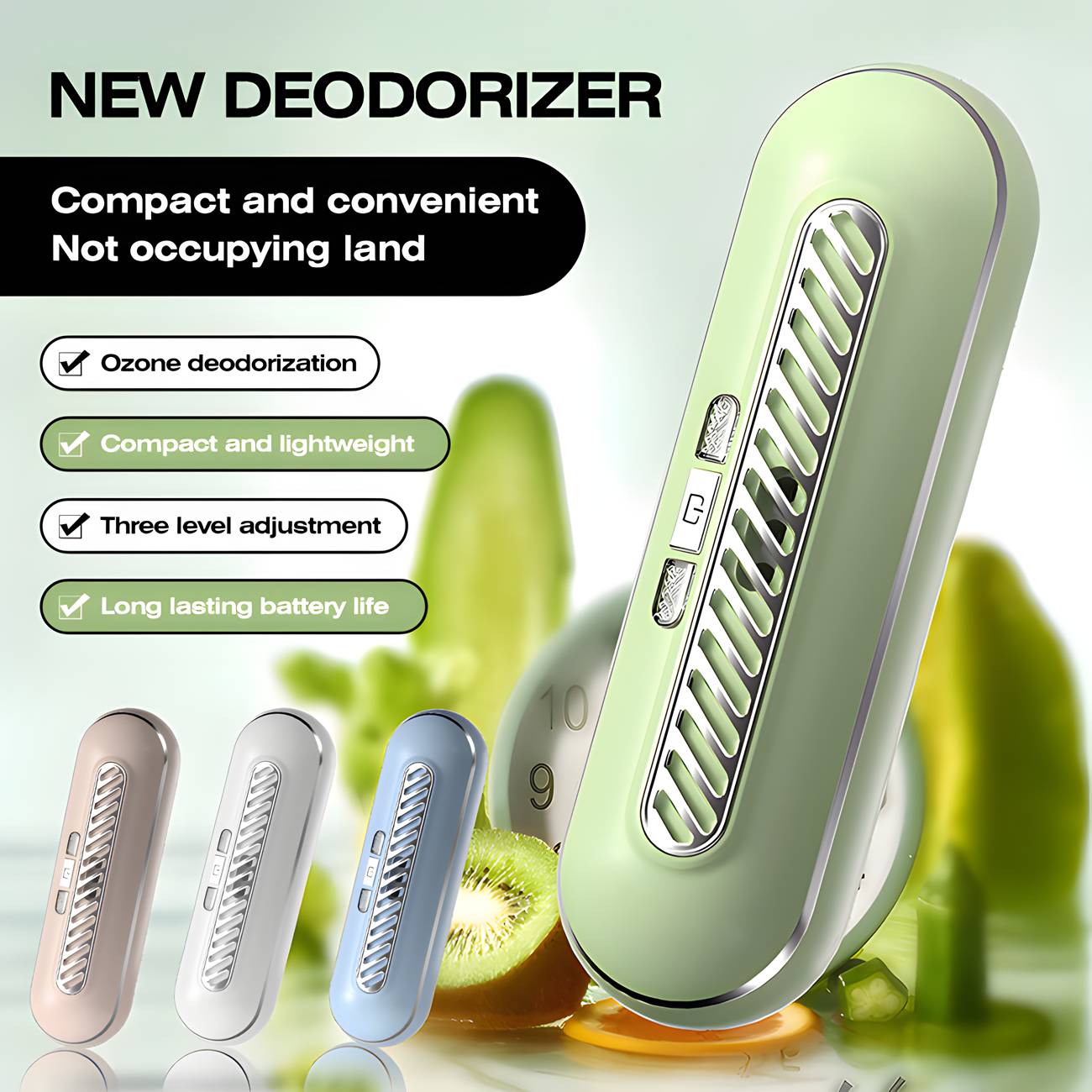 Refrigerator air deodorizer purifier household ozone sterilization deodorization fresh removal odor ozone disinfection air purifier