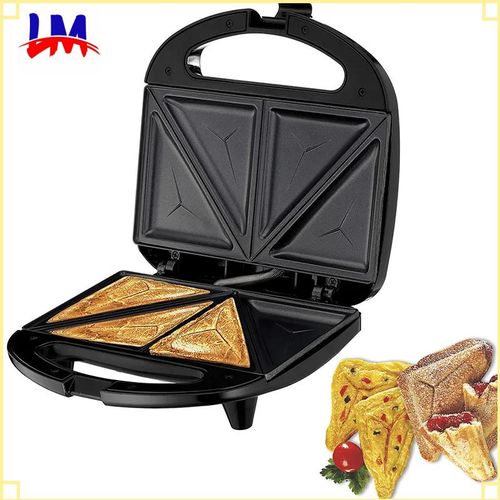 KUCALL LM-Sandwich Maker Toaster With Non-stick Plates - LED Indicator Lights