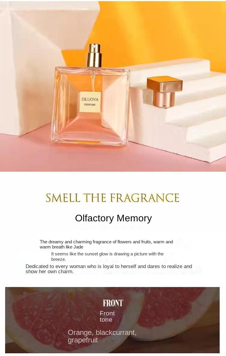 Tik Tok Live Romantic Encounter Golden Ladies Perfume is fresh and lasting.50ML