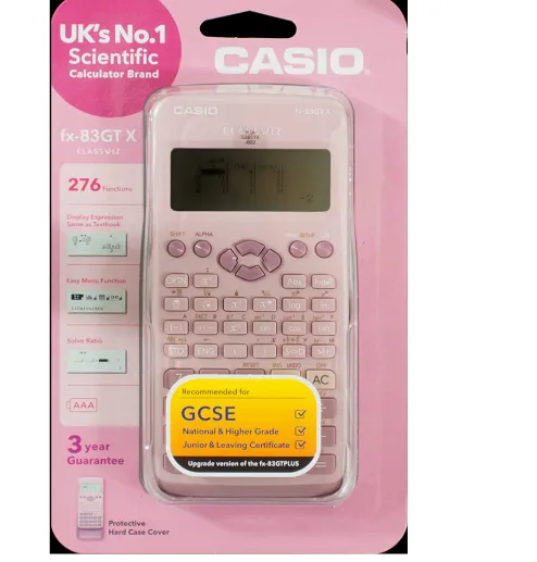 Casio scientific best sale calculator pink