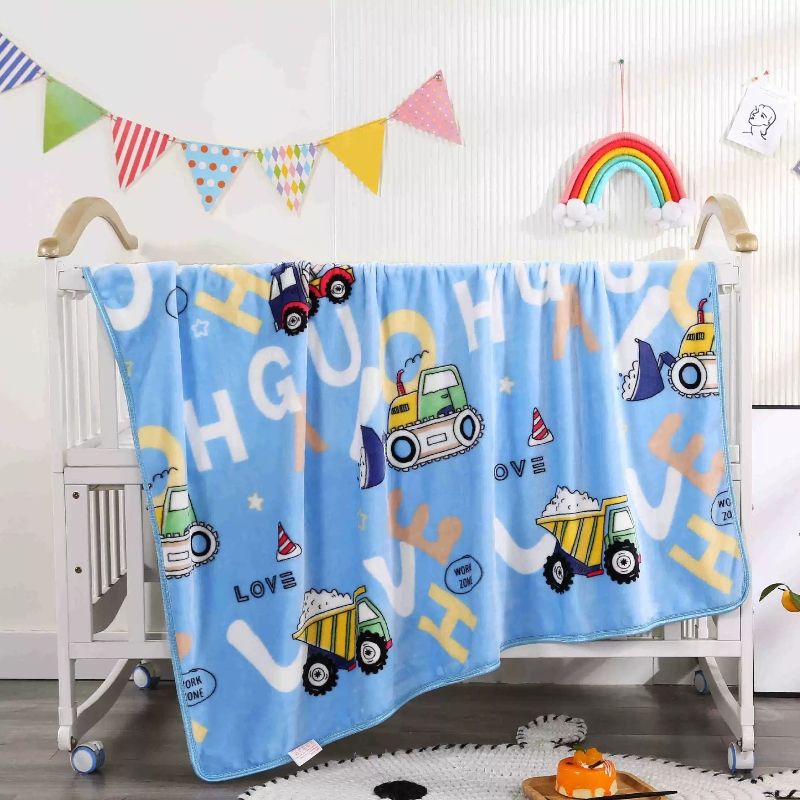 100*130cm Flannel blanket Cartoon pattern Cartoon pattern Soft and comfortable CRRSHOP free shipping gift 