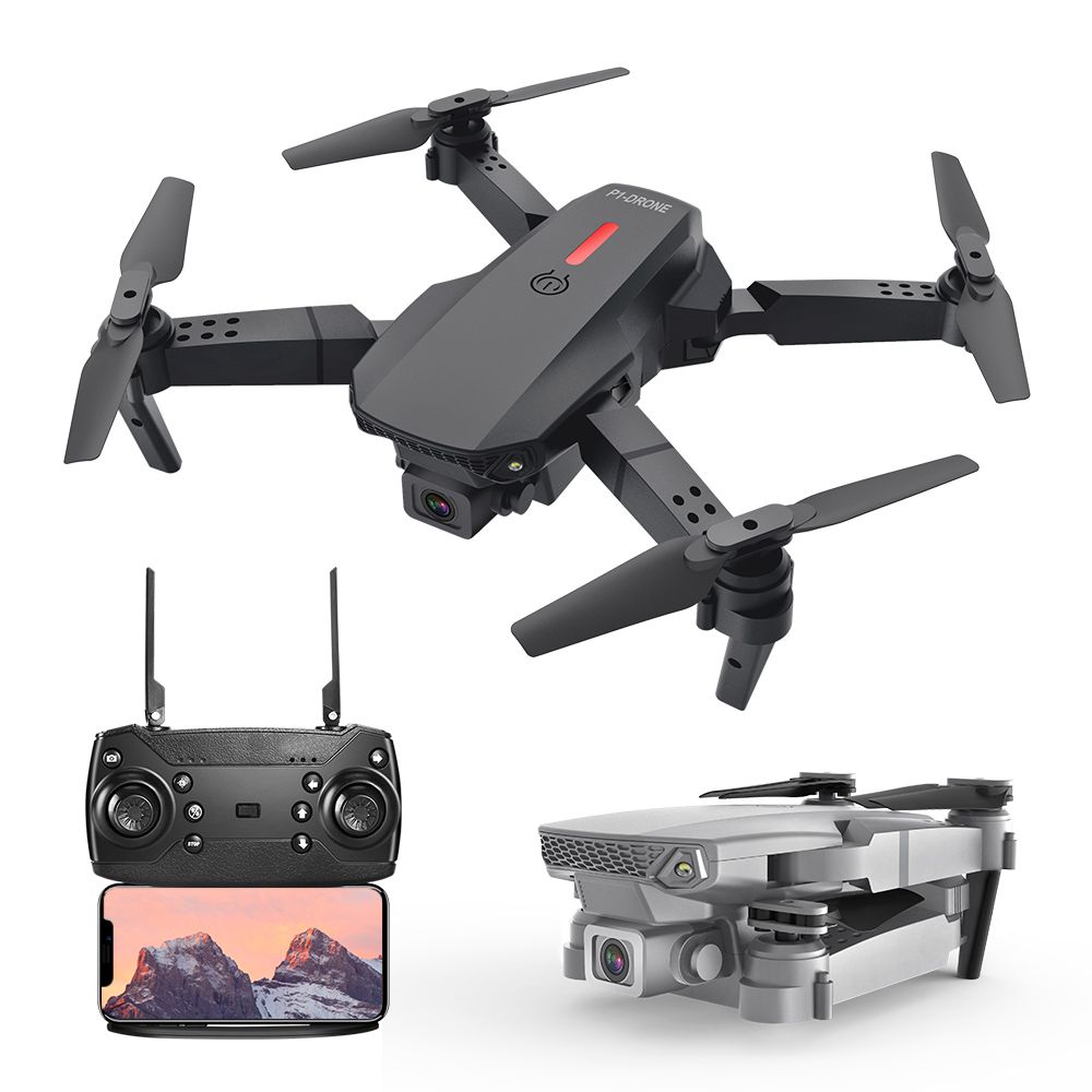 E88 UAV 4K HD Aerial Photography Obstacle Avoidance Quadcopter, Optical Flow Positioning, Long Endurance Remote Control Aircraft