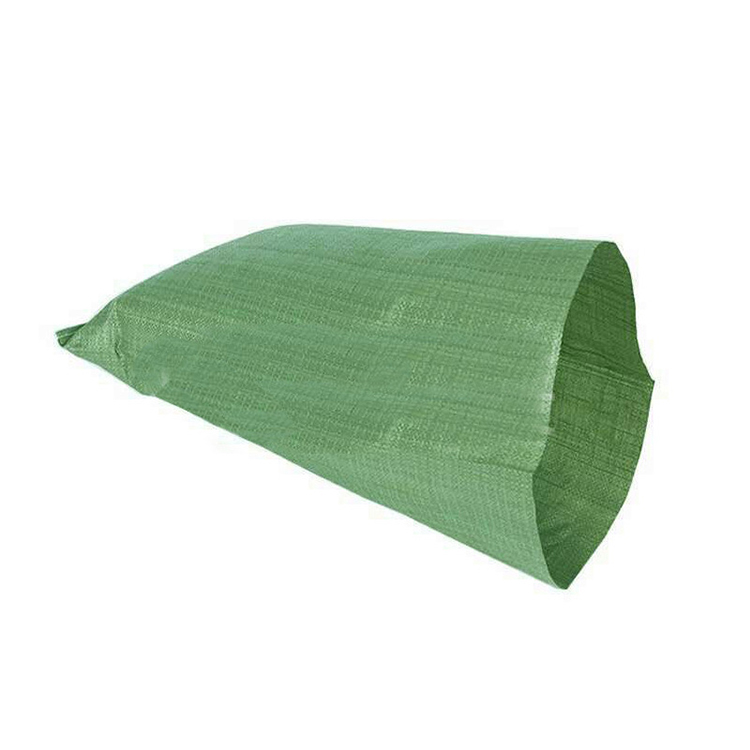 Green Woven Polypropylene Bags Reusable for Multipurpose