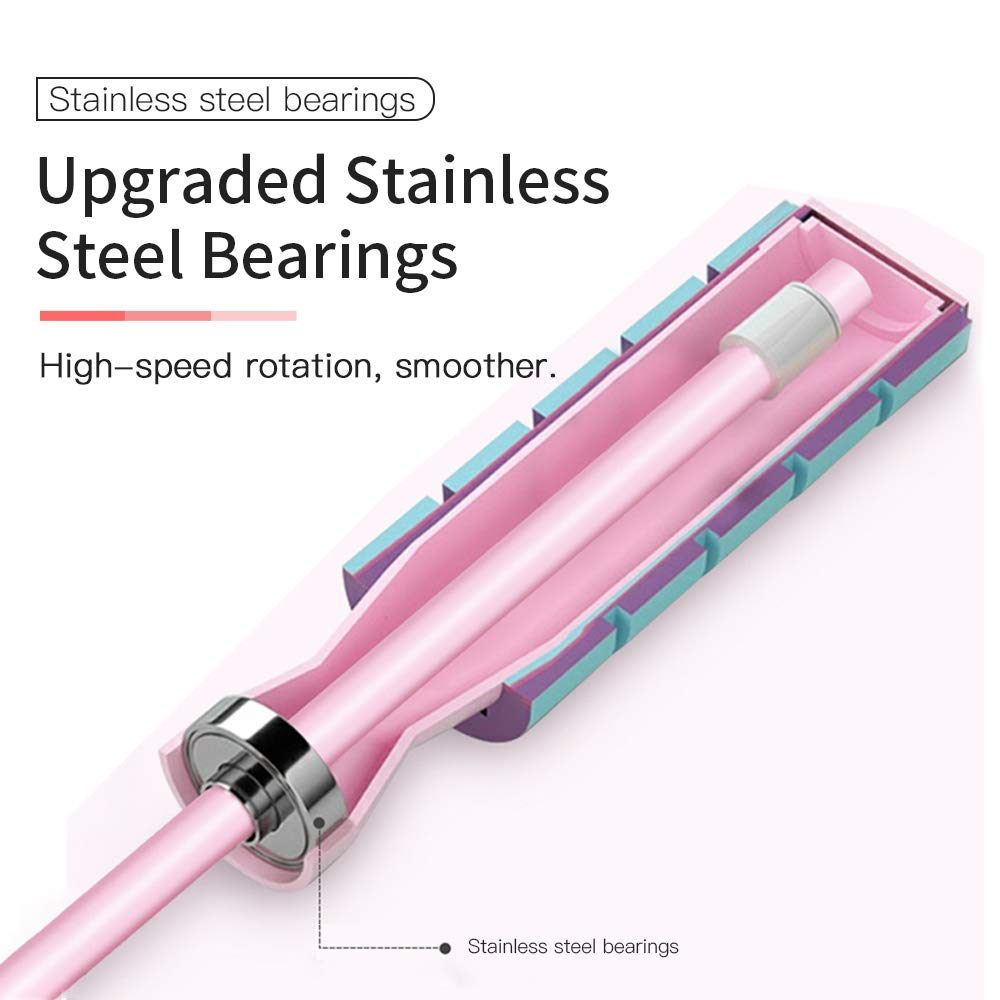 Ropeless Jump Rope - Tangle-Free Ball Bearing Skipping Rope for Fitness - Cordless Jumping Rope for Indoor and Outdoor - Bod Rope Weighted Jump Rope Workout for Exercises Men, Women, Kids