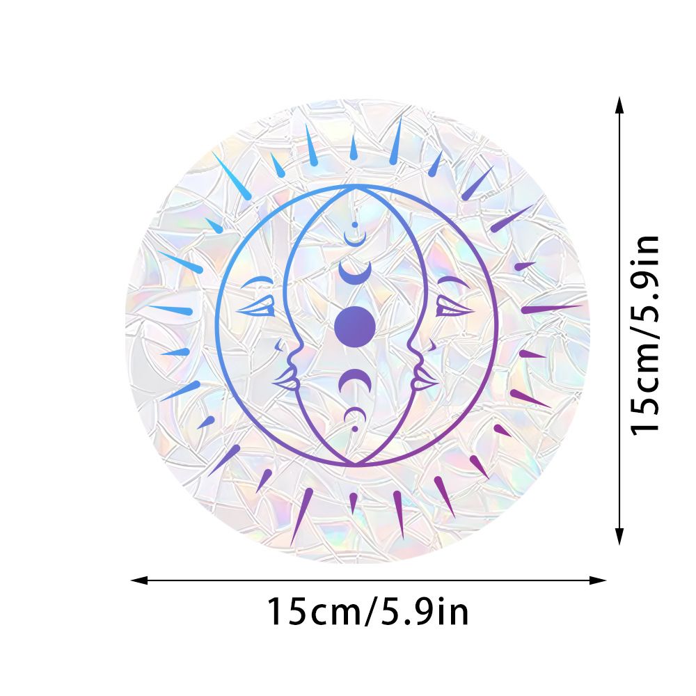 Amazon New Plant, Flower, Animal and Sunlight Catcher Static Glass Sticker - Bird - proof Glass Sticker