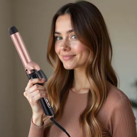 New Single Barrel Hair Curler Portable Electric Curling Iron Rotating Curling Iron Wand
