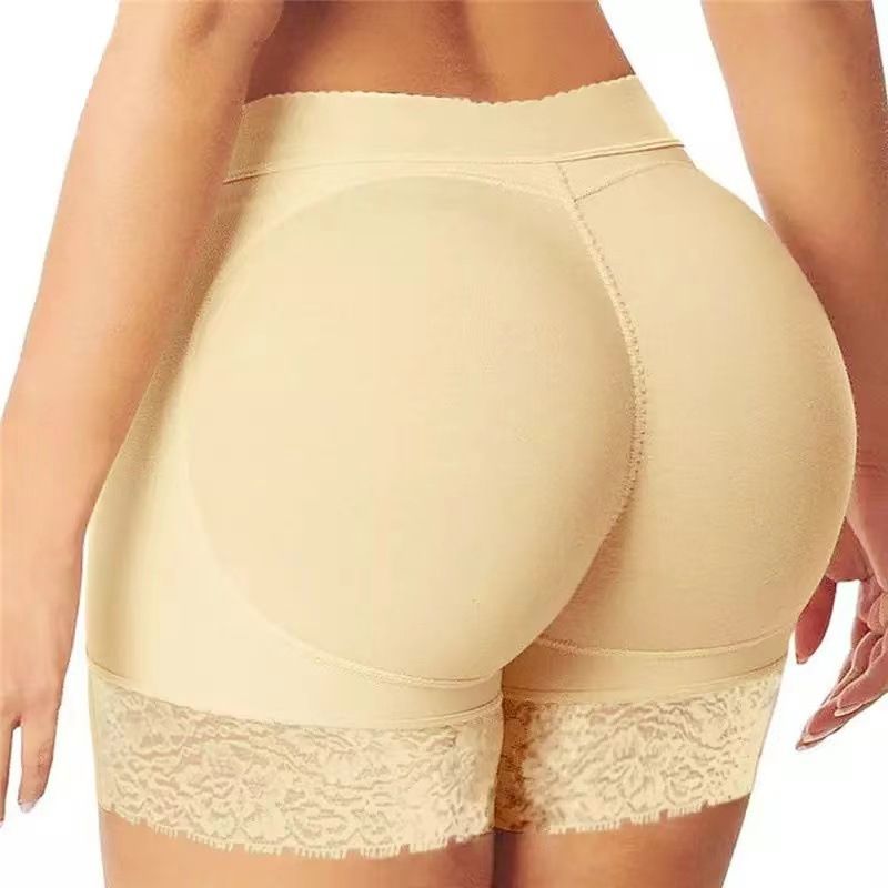 Women Butt Lifter Panty Fake Buttock Body Shaper Padded Underwear Lady Lift Bum High Waist Tummy Control Hip PantiesNude