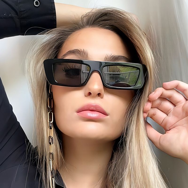 3729 Women's Autumn And Winter New Square Wide Leg Sunglasses UV Resistant Sunglasses