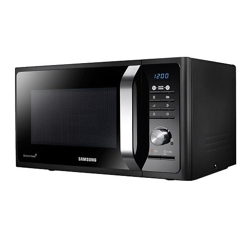 SAMSUNG MICROWAVE SOLO MS23F301 23 LITRES
BLACK STAINLESSS STEEL- CHILD LOCK- 800 WATTS
