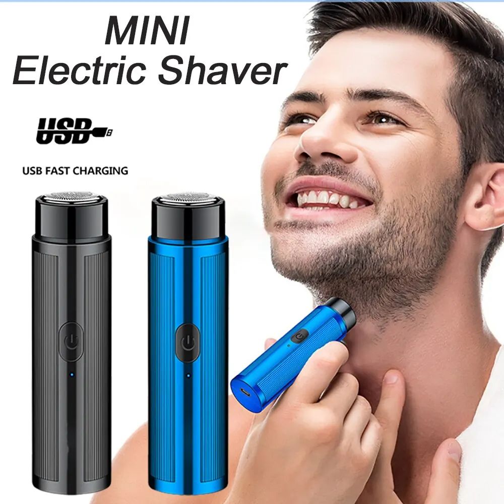 JLL028 Mini Electric Shaver For Men Automatic Razor Trimmer Car Rechargeable Razors Portable Beard Knife Shaver Travel Shaving Machine