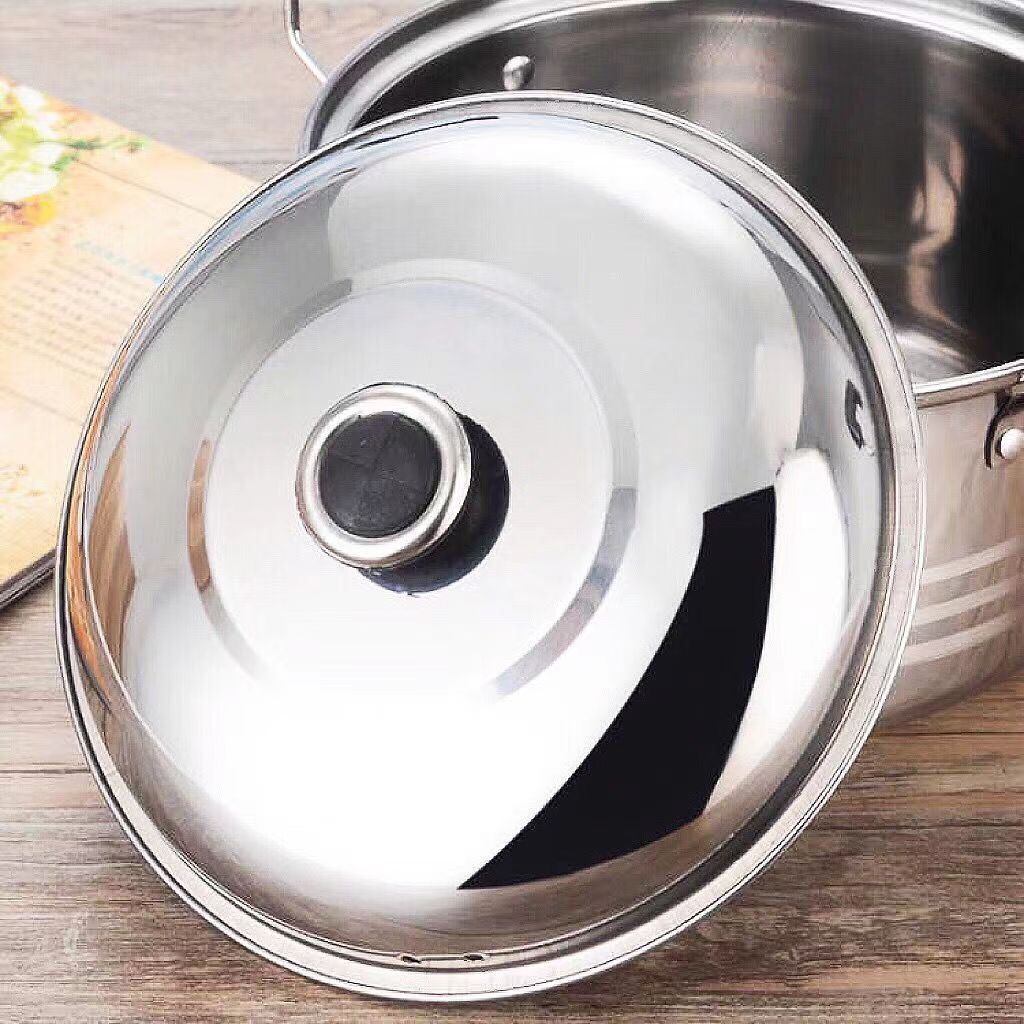 6Pcs Steamer Pots Cookware Set Stainless Steel Multi-Function Cooking Pot Large Stock Pot Kitchenware Inox Stock Casserole Set